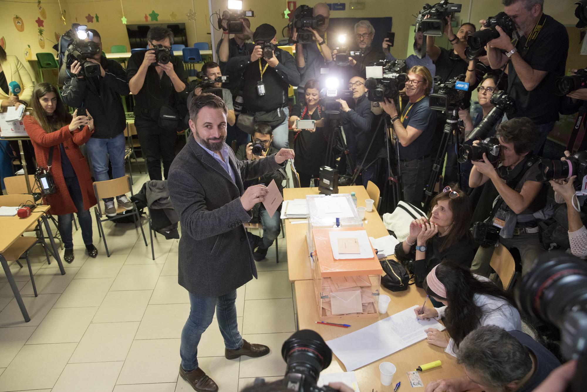 Santiago Abascal votación 10N - 1